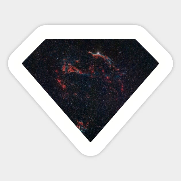 Superhero Cosmic Logo Sticker by Adventum Design